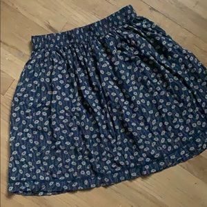 Vintage Eddie Bauer Floral Print Skirt